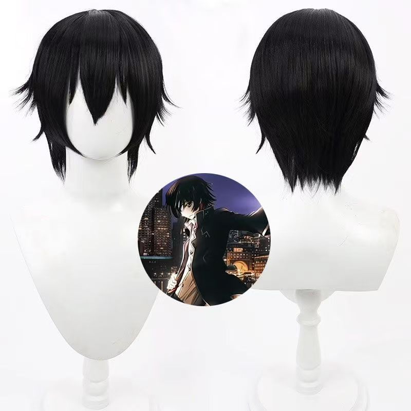 Wig Fiber Net - Perruque de Cosplay Anime Lelouch Lamperouge,