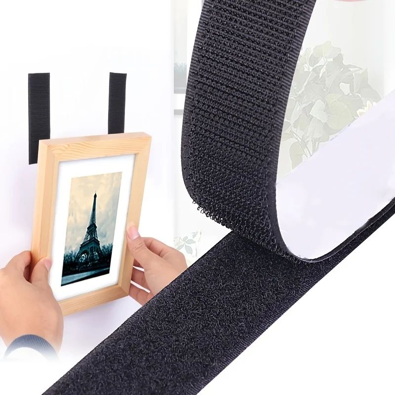 Velcro Hook Loop - Bande autocollante double face en nylon