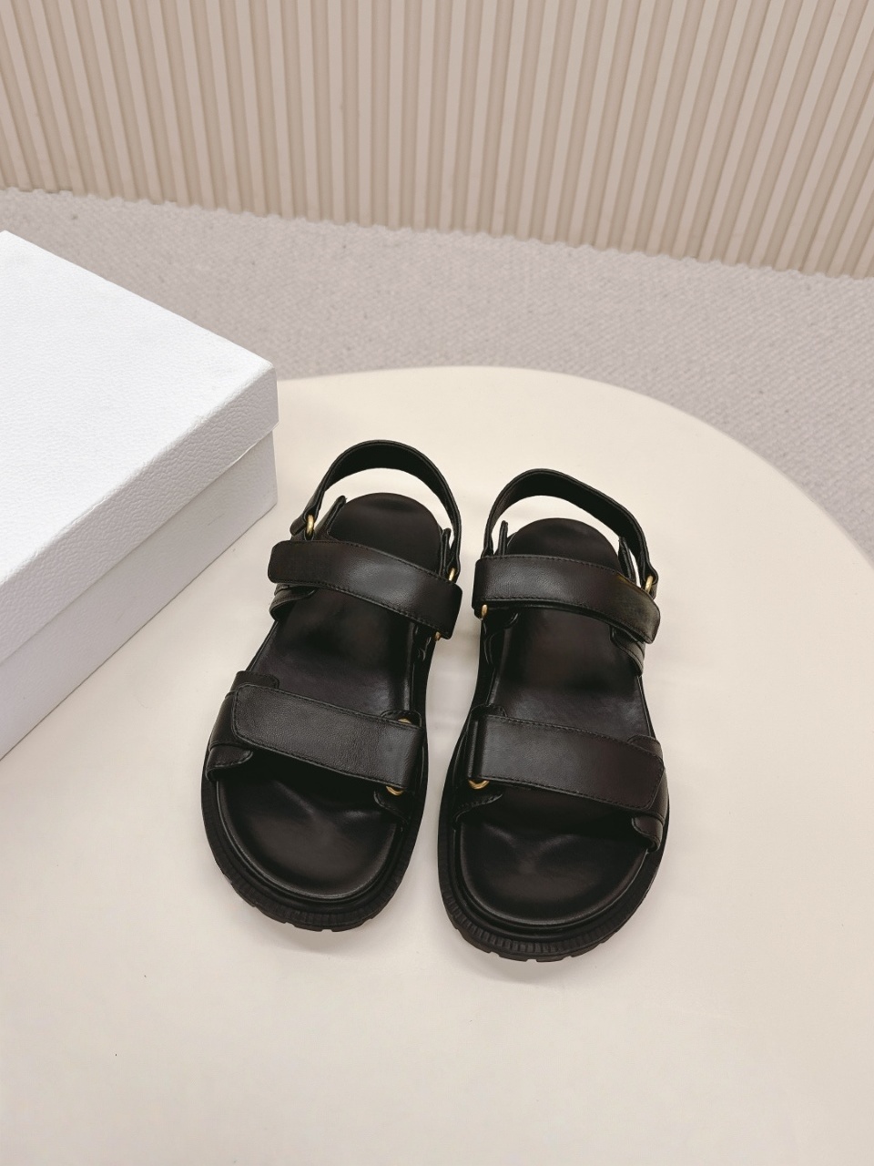 Sandales de luxe à plateforme  - Velcro Hook Loop avis et prix