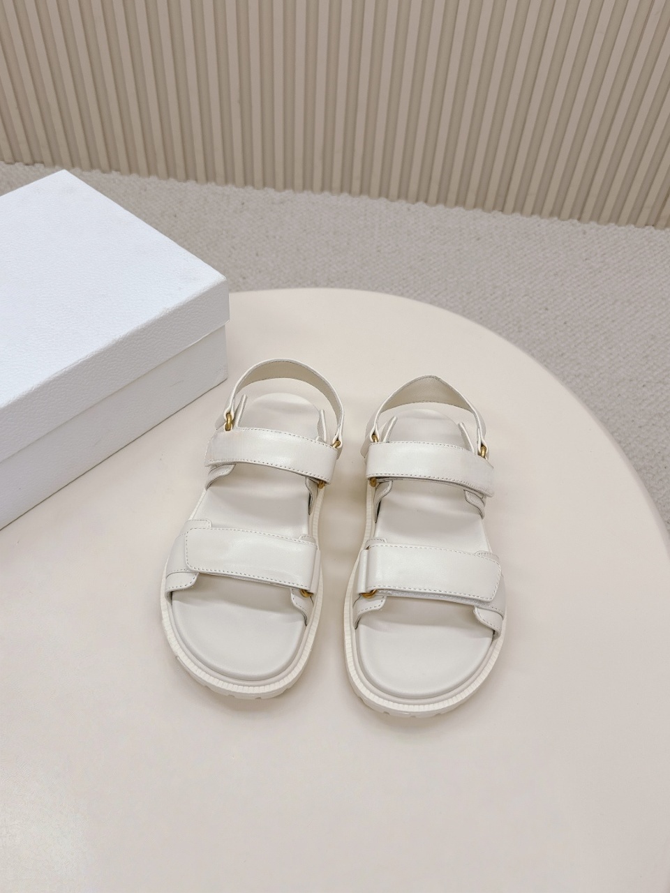 Sandales de luxe à plateforme  - Velcro Hook Loop avis et prix